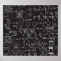 Wissenschaftliche Formeln: Chalkboard-Berechnungsm