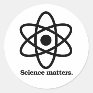 WISSENSCHAFTLICHE FRAGEN RUNDER AUFKLEBER