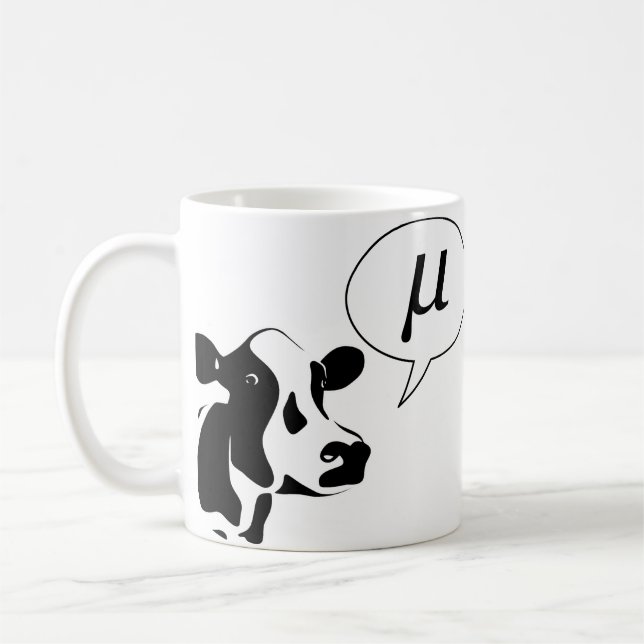 Wissenschaftliche Kuh geht MU Kaffeetasse (Links)
