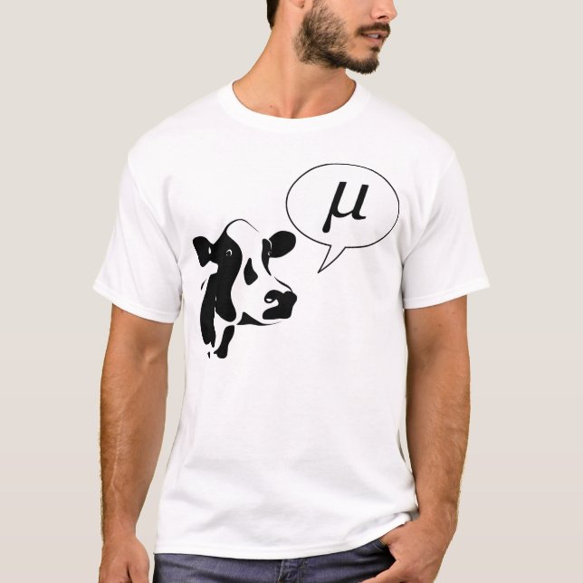Wissenschaftliche Kuh geht MU T-Shirt (Vorderseite)