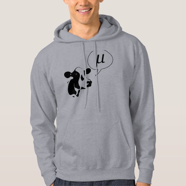 Wissenschaftliche Kuh macht Mu Hoodie (Vorderseite)