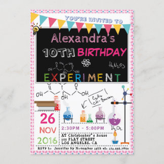 WISSENSCHAFTLICHE LABOR-PARTY EINLADUNG| EINLADUNG