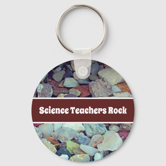Wissenschaftliche Lehrer Rock-Klassenwertung Schlüsselanhänger (Vorderseite)