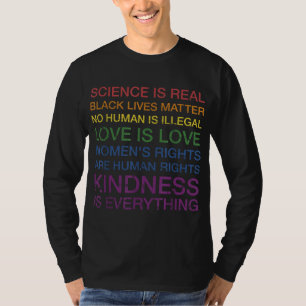 Wissenschaftliche Liebe der Menschenrechte in Rege T-Shirt