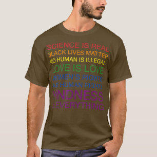 Wissenschaftliche Liebe der Menschenrechte in Rege T-Shirt