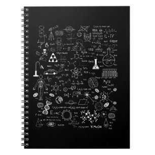 Wissenschaftliche Physik Mathematik Chemie Biologi Notizblock