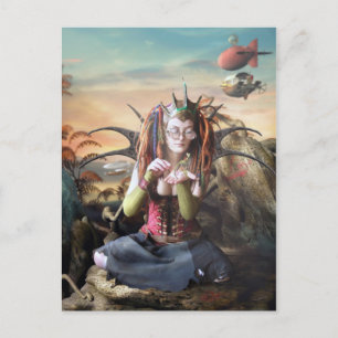 Wissenschaftliche Postkarte