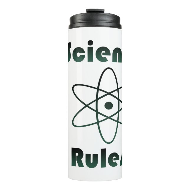 Wissenschaftliche Regeln Thermosbecher (Vorderseite)
