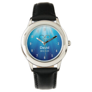 Wissenschaftliche Regeln Unendliche Geek-Geschen Armbanduhr