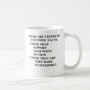 wissenschaftliche Tatsachen, wissenschaftliche Kaffeetasse