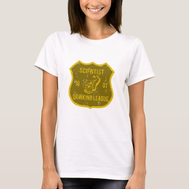 Wissenschaftliche Trinkliga T-Shirt (Vorderseite)