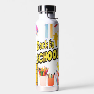 Wissenschaftliche Wasserflasche mit Algebra-Symbol Trinkflasche