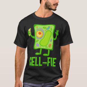 Wissenschaftliche Zellfie Selfie Biologielehrerin  T-Shirt
