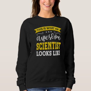 Wissenschaftlicher Job Titel Mitarbeiter Funny Wor Sweatshirt