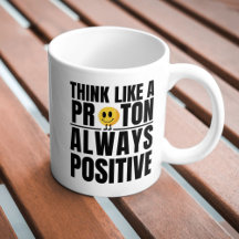 Wissenschaftlicher Nerd positiver Proton Chemie Le