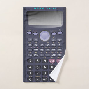 Wissenschaftlicher Rechner Handtuch