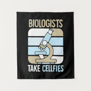 Wissenschaftliches Geschenk Biologen nehmen Zell Wandteppich