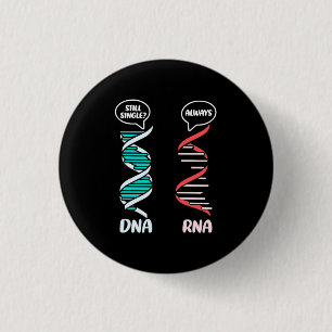Wissenschaftliches Geschenk   Biologielehrerin Rna Button
