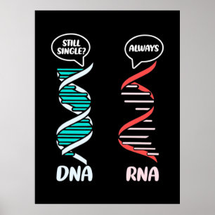 Wissenschaftliches Geschenk Biologielehrerin Rna Poster