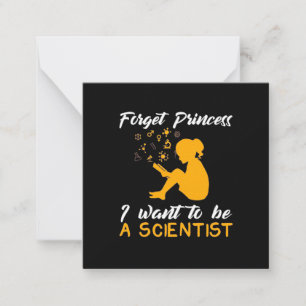 Wissenschaftliches Geschenk Ich bin Zukunftswiss Mitteilungskarte