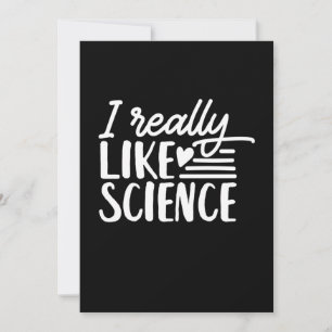 Wissenschaftliches Geschenk Ich mag Wissenschaft Save The Date
