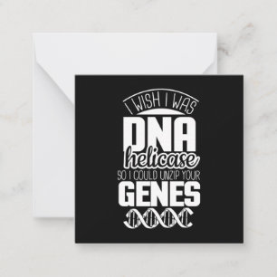 Wissenschaftliches Geschenk Ich wünschte, ich wä Mitteilungskarte