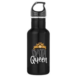 Wissenschaftliches Geschenk   Proud Data Queen Edelstahlflasche