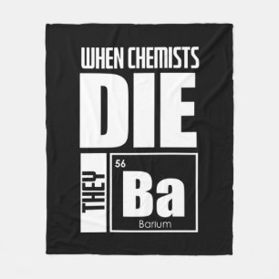 Wissenschaftliches Geschenk   Schöne Chemie Fleecedecke