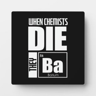 Wissenschaftliches Geschenk   Schöne Chemie Fotoplatte