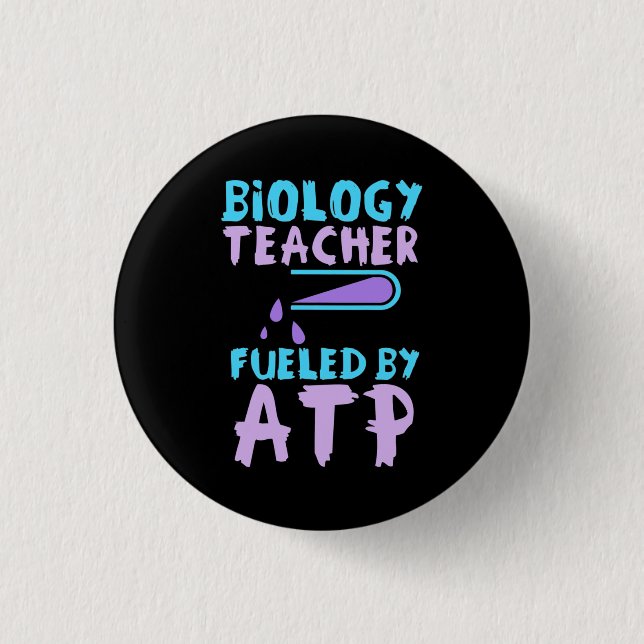 Wissenschaftliches Geschenk | Von ATP geförderter  Button (Vorderseite)