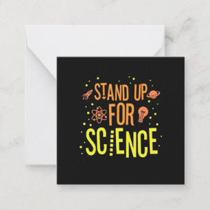 Wissenschaftliches Geschenk Wissenschaftsstandor Mitteilungskarte