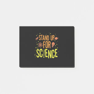 Wissenschaftliches Geschenk Wissenschaftsstandor Post-it Klebezettel