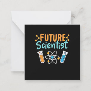 Wissenschaftliches Geschenk   Zukunftsforscher Mitteilungskarte