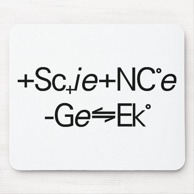 Wissenschafts-Aussenseiter Mousepad (Vorne)