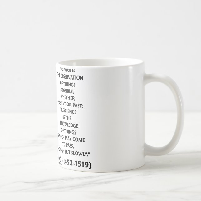 Wissenschafts-Beobachtungs-Sachenmöglicher Kaffeetasse (Rechts)