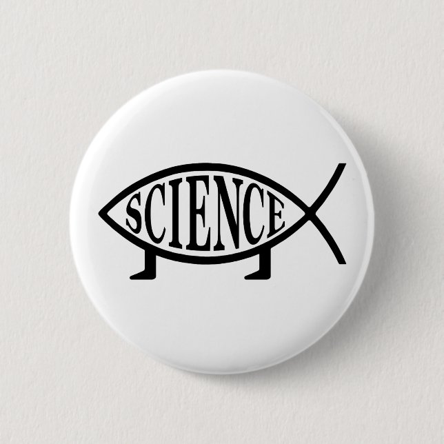 Wissenschafts-Fische Button (Vorderseite)