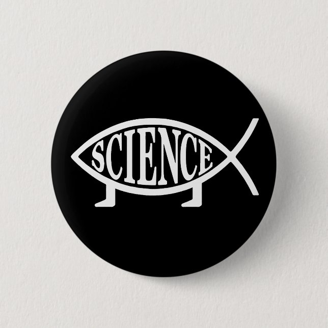 Wissenschafts-Fische Button (Vorderseite)