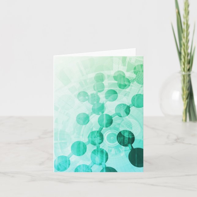 Wissenschafts-Forschung Karte (Vorderseite)