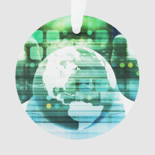 Wissenschafts-futuristische Technologie als Ornament