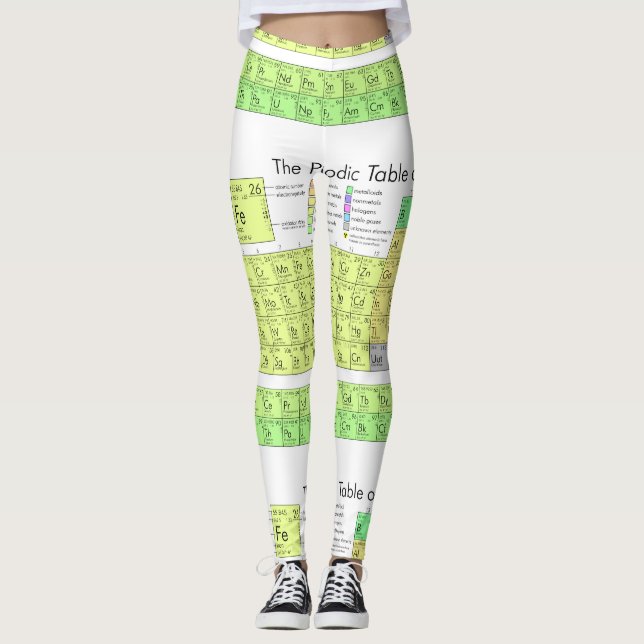 Wissenschafts-Nerd-Leggings Leggings (Vorderseite)