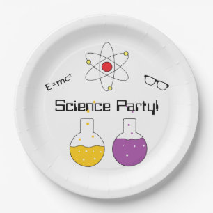 "Wissenschafts-Party-" Papier-Teller Pappteller