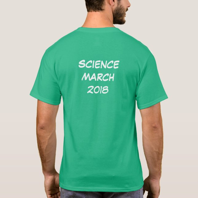 Wissenschafts-T - Shirt im März 2018 (Rückseite)