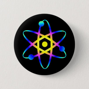Wissenschaftsatom Button