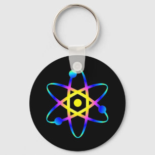 Wissenschaftsatom Schlüsselanhänger