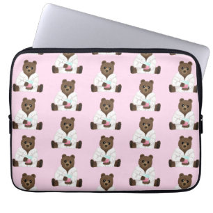 Wissenschaftsbär Laptopschutzhülle