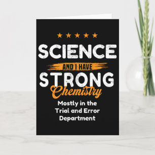 Wissenschaftsbegeisterter mit emotionaler Chemie ~ Karte