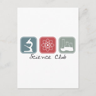 Wissenschaftsclub (Squares) Postkarte