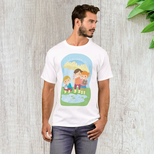 Wissenschaftsexperiment im T - Shirt der Regenmäus (Von Creator hochgeladen)
