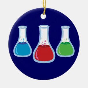 Wissenschaftsflaschen Keramikornament