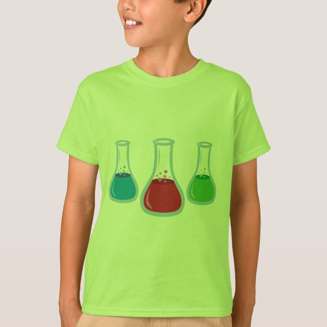 Wissenschaftsflaschen T-Shirt (Vorderseite)